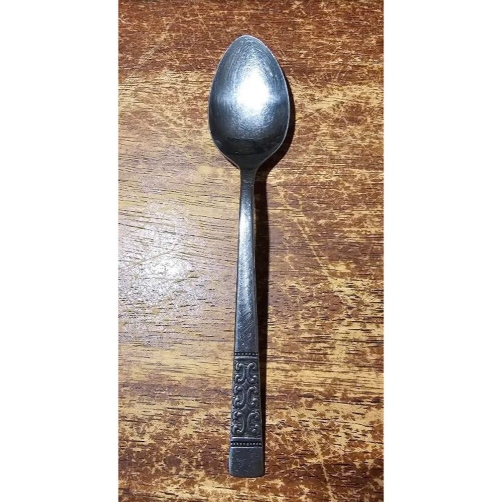 VTG ROGERS Stanley Roberts CASA VISTA Stainless Dinner Teaspoon Spoon Japan MCM